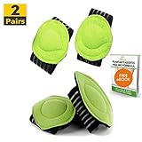 Fitbury 4Pcs Plantar Fasciitis Arch Supports & Free eBook, [2 Pairs] Flat Feet Insoles, Plantar Fasciitis Insoles, Plantar Fasciitis Supports, Helps Fallen Arches, Heel Pain & Back Pain