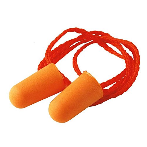 3M 1110 Disposable Corded Foam Ear Plug_Pack Of 400 (Orange)