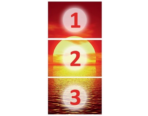 Fototapete Tür Papier No.15 ‚RED SUNSET‘ 100x210cm Foto Tapeten Sonne , Größe:210cm x 100cm - 4