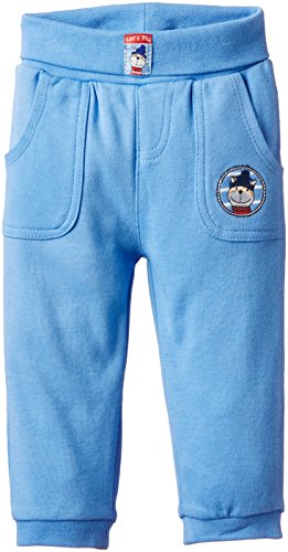 Eltern by Salt & Pepper Baby Boys E Trousers Let's Fly uni Plain Tracksuit Bottoms, Blue (ocean Blue 429), 3-6 Months (Manufacturer size: 68)