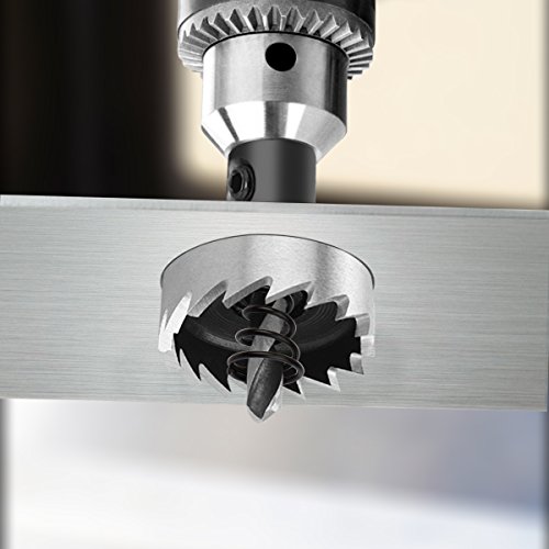 YKEZHU 5PCS Carbide Spitze HSS Bohrer Lochsäge Set Edelstahl Metall Legierung 16-30mm - 2