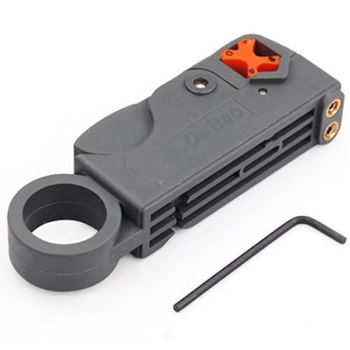 Preisvergleich Produktbild TRIXES Drehbare Abisolierzange für Koaxial Kabel Leitung RG58 RG6