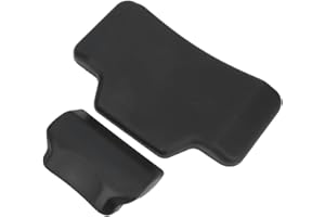 Joyzan Motorcycle Backrest, Universal Motorbike Top Box Back Rest Cushion Pad Luggage Bags Rack Tail Box Trunk Saddlebag Passenger Mat Rear Case Replacement Accessory Supplies for Most Models Black