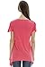 Bearsland Women's Breastfeeding and Nursing Ice Silk Summer Top Red UK Size 12-14