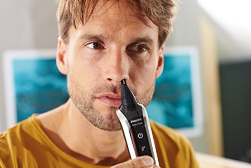 Philips QG3398/15 Multigroom-Set für Gesicht, Haare und Körper, 10 Aufsätze, schwarz/metall - 10