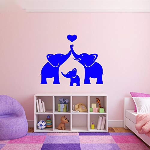 Preisvergleich Produktbild jiushizq Wandtattoo Cartoon Elefant Wandaufkleber Für Kinderzimmer Kindergarten Schlafzimmer Vinyl Wohnkultur Design Abnehmbare Geschenke DIY 5 70x57 cm
