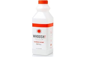 WHOOSH! Flacon de Recharge 1L pour Whoosh Screen Shine, Nettoyant pour Écran Premium, Idéal pour Smartphones, Tablettes, Ordinateurs Portables et Téléviseurs, sans Alcool