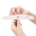 MAKARTT 10pcs/ pack Professional Zebra Nail Files Washable Double Sided Emery Board 100/180, 100/100, 150/150, 240/240 Grit Nail Buffering Files