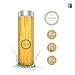 Produktbild Viivee Life Tea-Bottle 2-Go 480ml Edelstahl-Trinkflasche Doppelwandig mit Einsatz-Sieb 100% BPA Free (ECHTES BAMBUSHOLZ)