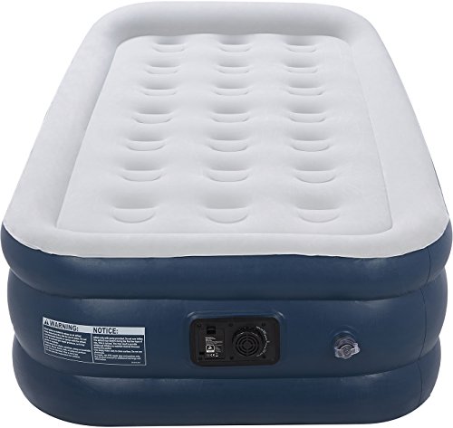 Premium Luftbett Einzelbett – 91 x 187 x 46 cm – mit eingebauter elektrischer Pumpe und integriertem Kissen - 3