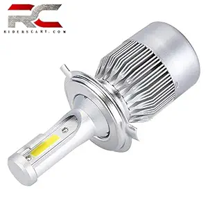 Riderscart LED C6-H4 36W/3800LM All in One Compact Design Car Headlight Conversion Kit for Cars (Set of 2 Pcs, White)
