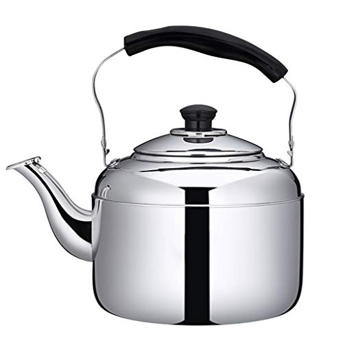 Bouilloire paissir 304 en acier inoxydable bouilloire grande capacit 5L induction cuisinire gaz sifflet automatique KKY