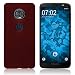Produktbild PhoneNatic Case für Lenovo Moto G6 Hülle rot gummiert Hard-case Cover
