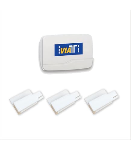 Clip Support Amovible Pour Télépass - Jaune - 3x3 Cm - 1 Pièce Neuf