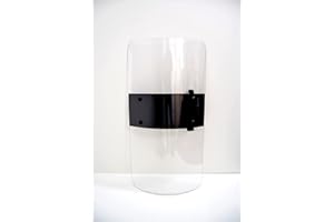 O.A Army Clear ABS Perspex/Hardened Plastic Riot Shield, 90cm X 50cm