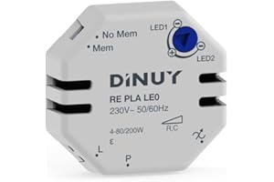 Dinuy - RE PLA LE0 | Regulador para lámparas led 2 hilos