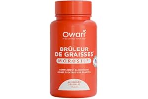 OWARI Bruleur de Graisse - Brûleurs de Graisse Végans pour Maigrir Rapidement Efficacement - Complément Alimentaire pour Soutenir la Perte de Poids Rapide et Efficace - 60 Gélules Végétales