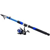 ALBA STAR, Tam Takım Hobi Kıyı Olta Seti - 360cm Kamışla, Tts020, Standart, Siyah