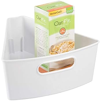 iDesign 62731EU Lazy Susan Organizer für Küchenschränke, weiß: Amazon