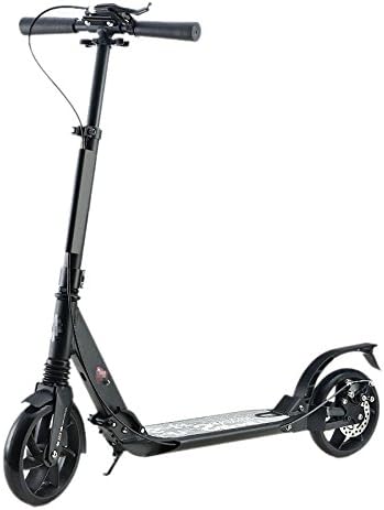 ZHXUANXUAN Adult Scooter Work Counter Tools Two Rounds Of Foldable City Campus Scooters For Easy Cars,Black-OneSize