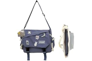 Inshere Niedliche Umhängetasche, ästhetische Umhängetasche, Nylon Y2K Schultertasche für Frauen Männer