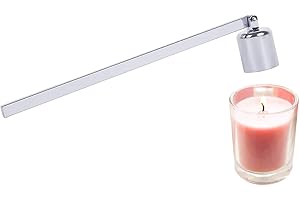 Lollanda Kerzenlöscher, Kerzenlöscher Edelstahl, Kerzen Ausmachen, Dochtlöscher Candle Extinguisher, Candle Snuffer mit Griff Kerzenwerkzeug