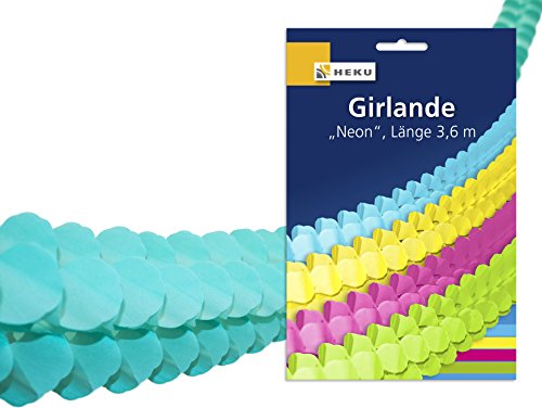 HEKU 30008-03, 9-teiliges Party-Dekorationsset, Türkis - 4