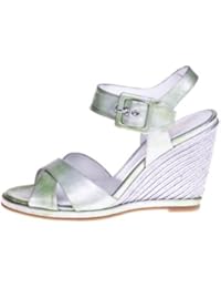 ROBERTO BOTELLA - <p>Sandalia cuña forrada</p> - Color Verde - Combi2 - Talla 40