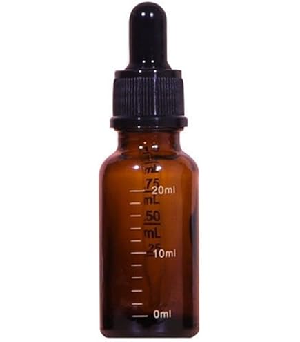 6 Bernsteinfarbene Glasflaschen 5 Ml – Mit Orifice Reducer & Schwarzer Kappe, Für ätherische Öle
