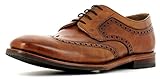  Gordon & Bros Gary 5343 Flex G Rahmengenähter Herren Derby Schnürhalbschuh, Full Brogue, Flexible Goodyear Welted Sohle für Perfekten Laufkomfort, für Business, Freizeit Braun (British Tan), EU 44