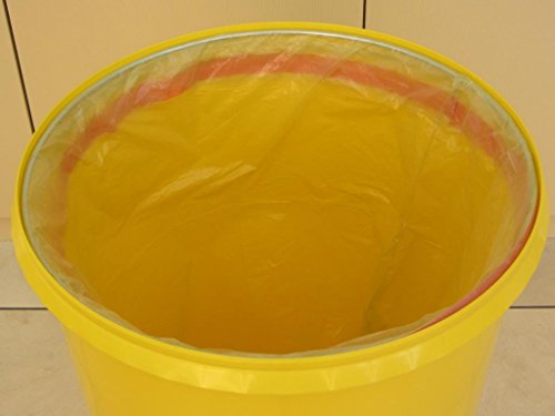 Gelber Sack – Tonne gelb mit gelbem Deckel – Müllsackständer – Müllständer – Mülleimer – Wertstoffständer – 60 l - 7