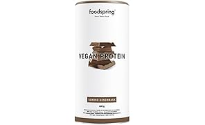 foodspring Proteine Vegane,&nbsp;Cioccolato, 600g, Prodotto in Germania