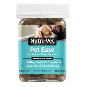 Nutri-Vet Pet-Ease Wafers for Canines, 8 Ounce