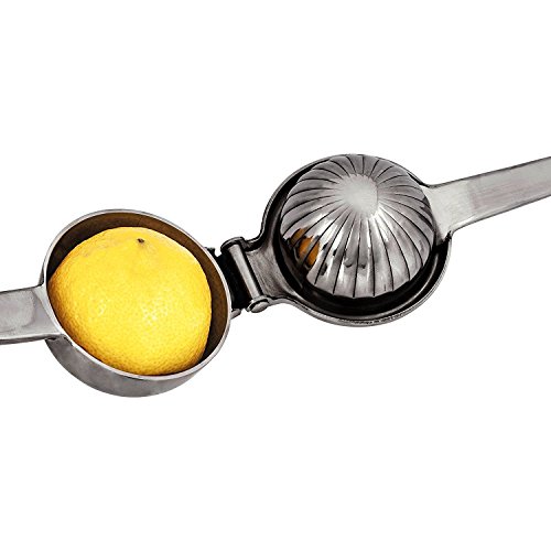 Zitruspresse Zitronenpresse hergestellt aus robustem 18/10 Edelstahl- Zitronen- und Limettensaftpresse für ein maximales Ergebnis BPA-frei und spülmaschinenfest - 7