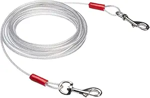 PSK PET MART Tie-Out Cable/Leash for Dogs up to 41 Kg, 25 Feet