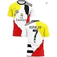 Cavron Round Neck Cristiano Ronaldo Football Jersey, Mixed Club Design, Sports T-Shirt for Men & Women - CR7 Jersey