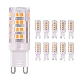 10er pack G9 5W LED Lampe Warmweiß, 380 Lumen, Non Dimmbar, AC 220V