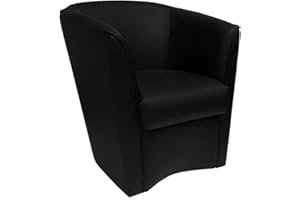 LIBEROSHOPPING.eu - LA TUA CASA IN UN CLIK Valentina Bedroom Armchair in Eco Leather with High Quality Padded (Black)