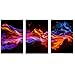 Produktbild Leinwand Moderne Wohnkultur Wand Bild Kunst Malerei Bild Feuer Druck 3 Teilig - 30cm * 50cm