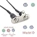 Produktbild Motorrad 12V Regenjacke Motorrad Lenker Schalter Knopfhalter Einstellbarer Scheinwerfer EIN-AUS Knopf für Racing Galvanic Fahrrad Schalter für Motorrad (Farbe : Model D)