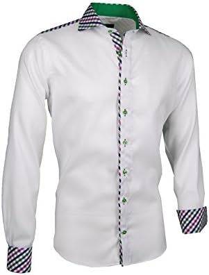 Giorgio Capone premium shirt, white, 100% cotton, "non-iron", slim &amp; regular fit (M Slim/Normal)
