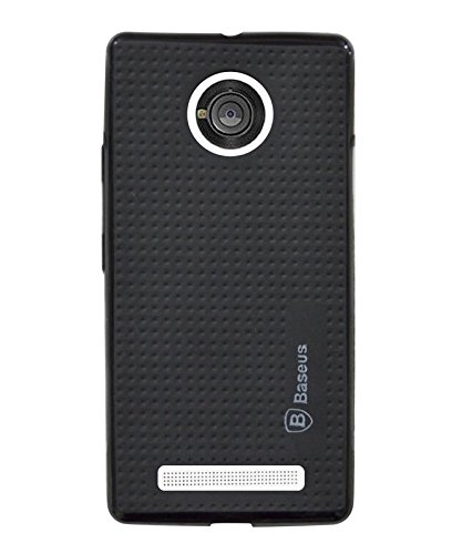 COVERNEW Rubber Back Cover for YU Yunique YU4711 - Black DottedBasusYunique4711Black