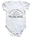 HippoWarehouse WE ARE ALL BORN EQUAL THEN SOME STEP UP AND BECOME MUSICIANS baby vest boys girls