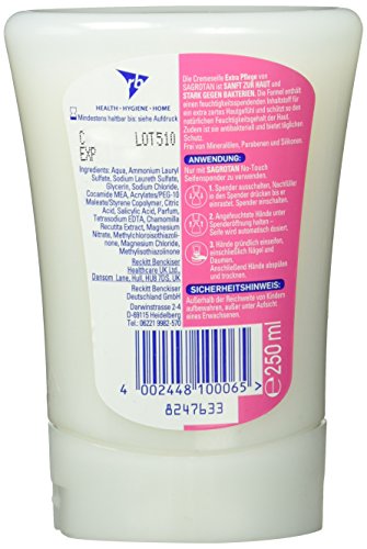 Sagrotan No-Touch Nachfüller Extra Pflege Lotusblüte und Kamillenöl, 250 ml - 2