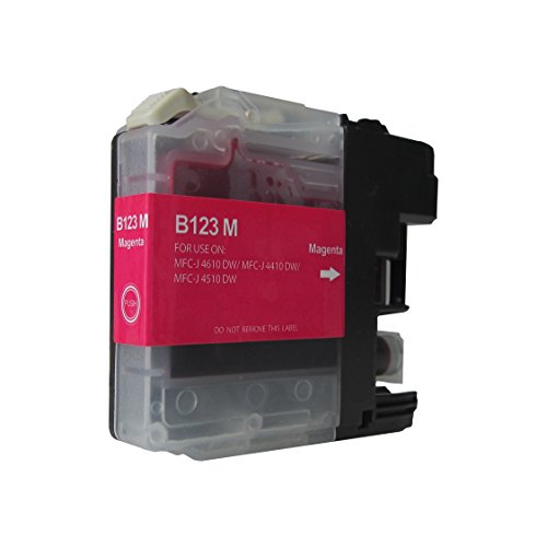 10 komp. XL Druckerpatronen mit neuen Chip für Brother MFC j 245 470 650 870 4410 4510 4610 4710 6520 6720 6920 / Brother DCP j 132 152 552 752 4110 – sie bekommen 4 x schwarz 2 x rot 2 x blau 2 x gelb - 4