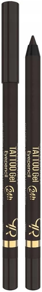 Golden Rose Tattoo Gel Eyepencil No: 102 Dark Brown - 24 Saat Kalıcı Suya Dayanıklı Jel Göz Kalemi