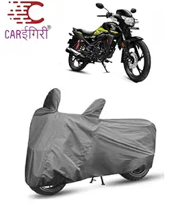 Carigiri Grey Bike Cover for Honda SP 125(Triple Stitched,Mirror Pockets,UV Resistant,Dustproof)