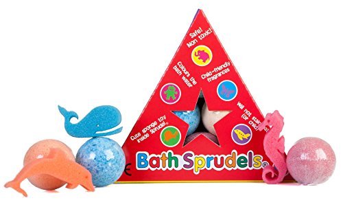 Bath Sprudels Six Single Sponge Bath Bombs