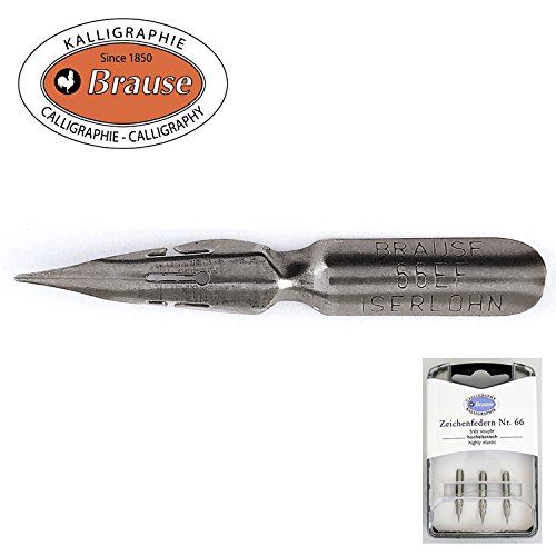 Brause Drawing Soft Nib (Pack of 3) 300066B