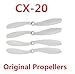 Produktbild Rotorblätter Set 4 Stück für RC Quadrocopter Cheerson CX-20 u. Xcite Rocket 400